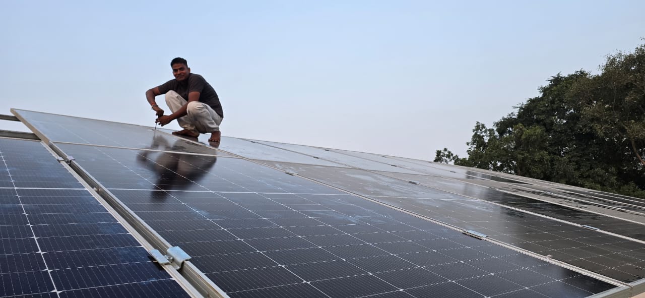 Solar installation process